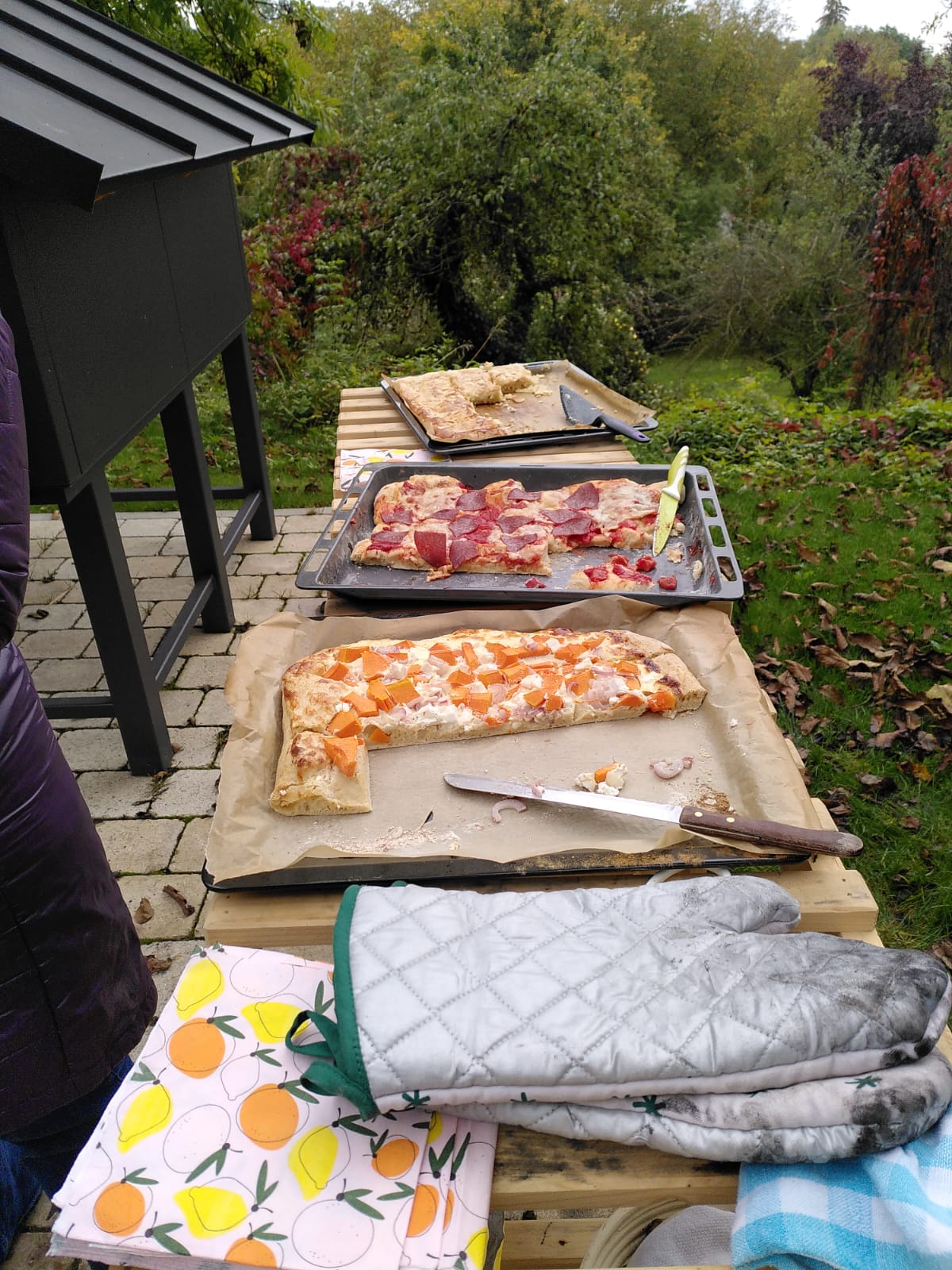 Kuchen aus dem Holzofen